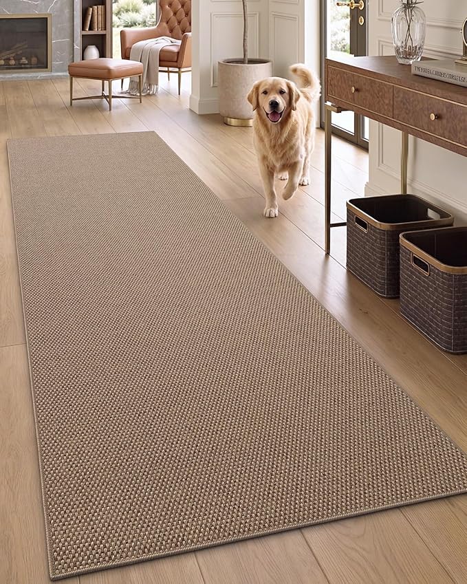DEXI Hallway Runner Rug 2'8"x10', Non Slip Rubber Backed Runners Carpet - Image 9
