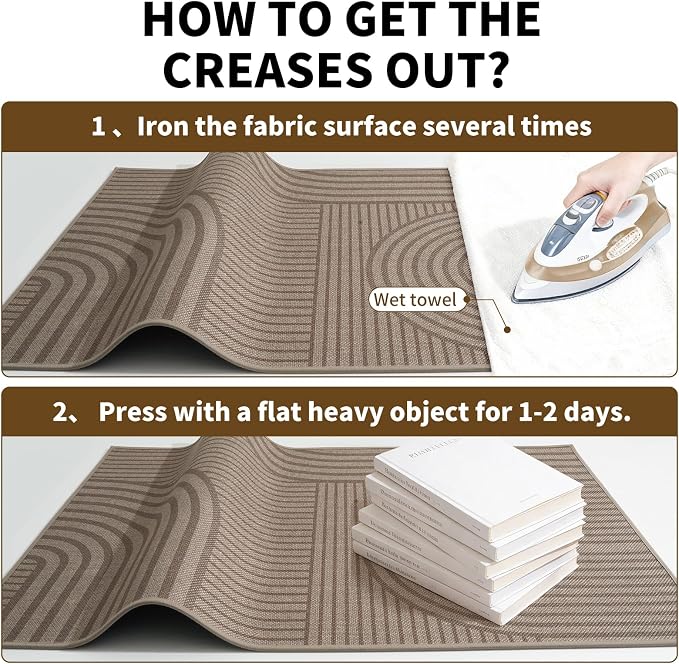 Front Door Mat 24''x35'', Non Slip Absorbent Dirt Resist Washable Low-Profile - Image 7