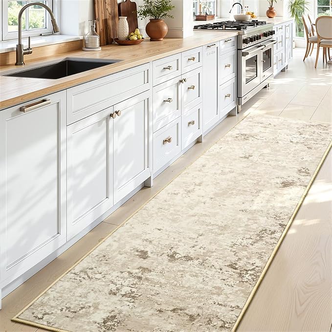 Toneed Entryway Runner Rug 2x6 for Hallway Kitchen, Washable Non-Slip Rug - Image 3