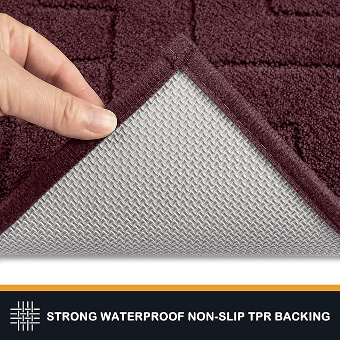 PURRUGS Dirt Trapping Door Mat 32" x 70", Non-Slip Machine Washable Entry Rug - Image 4