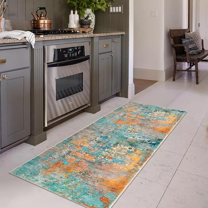 Lahome Modern Abstract Runner Rug - Image 6