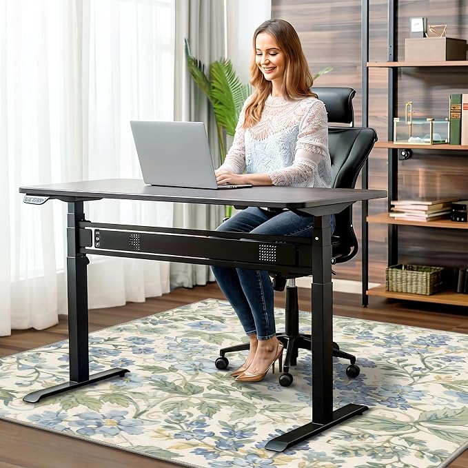 48"x60" Office Chair Mat for Hardwood Tile Floor, Under Desk Carpet Protector - Image 2