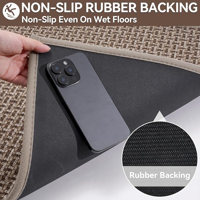 Indoor Door Mat 36x60 Dirt Resistant and Absorbent, Non-Slip Rubber Backing - Image 7