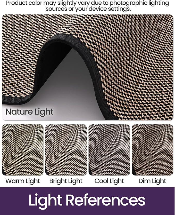 DEXI Ultra Thin Entryway Indoor Door Mat 24x36, Non Slip Rubber Backing Inside - Image 3