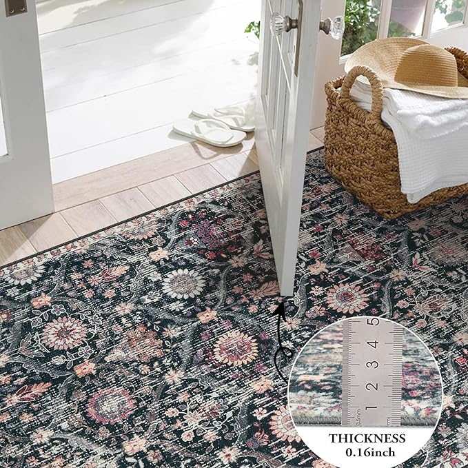 Lahome Moroccan Trellis Kitchen Runner, 2x5 Rug Runners - Image 3