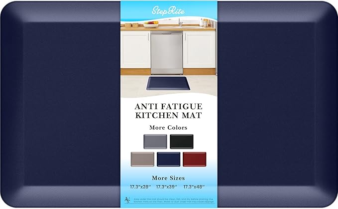 StepRite 4/5 Inch Thick Kitchen Mat Anti Fatigue Mat Kitchen Rugs Kitchen Decor by Bringcushiontoyourlife