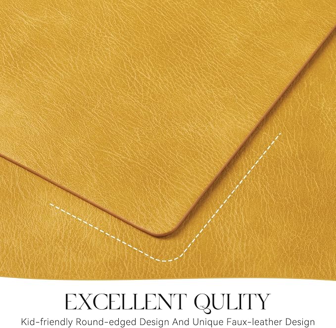 MOSAYT Vinyl Placemats Set of 6-12 X 17 Inch - Image 5