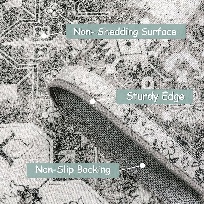 Moynesa Ultra-Thin Washable Area Rug - Image 3