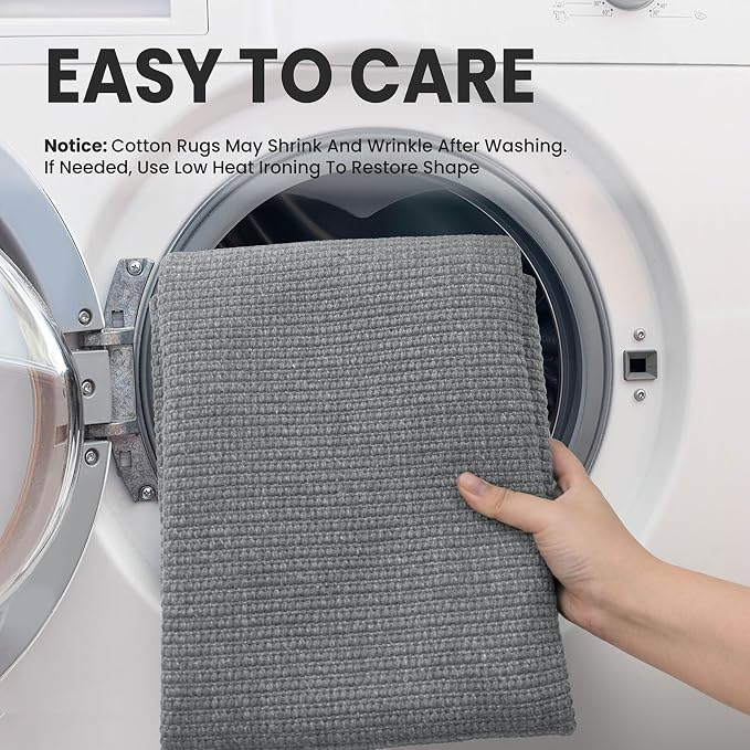 EARTHALL Washable Runner Rug 2x7 Ft Non Slip Runners - Image 3