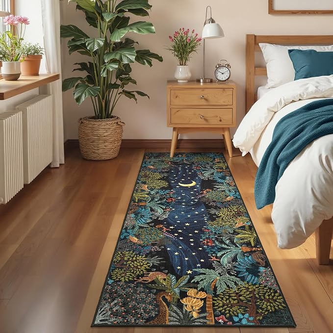 GarveeHome 2x6 Jungle Washable Runner Rug - Image 3