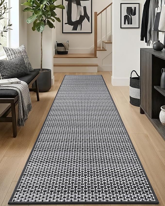 DEXI Hallway Runner Rug 2'x6', Non Slip Rubber Backed Runners Carpet, Ultra - Image 4