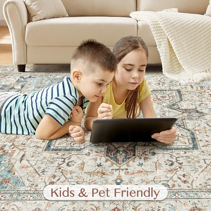 Tortania Area Rug Living Room Rugs - Image 6
