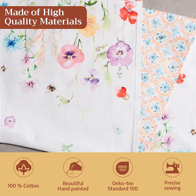 Maison d' Hermine Table Runner 100% Cotton 14.50" x 108" | Table Runners 108 - Image 3