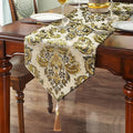 Luxury Table Runner Chenille Jacquard by HeMiaor