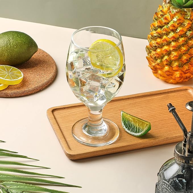 Patelai Set of 120 Water Goblet, 13.5 oz Clear Drinking Glasses Bulk Dishwasher - Image 4