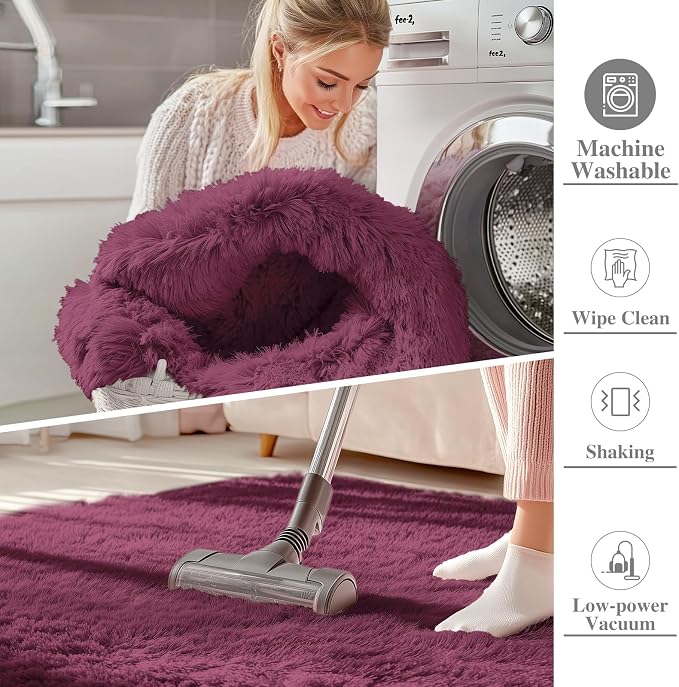 OLANLY 8x10 Machine Washable Large Area Rugs - Image 2