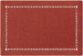 Grelucgo Handcrafted Solid Cinnamon Color Dining Table Placemats by Grelucgo