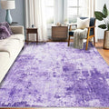 RELEANY Washable Area Rugs 6'x9' Non-Slip Modern Abstract Soft by RELEANY