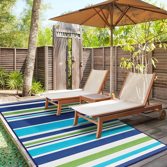 Outdoor Patio Plastic Rug Waterproof - Image 5