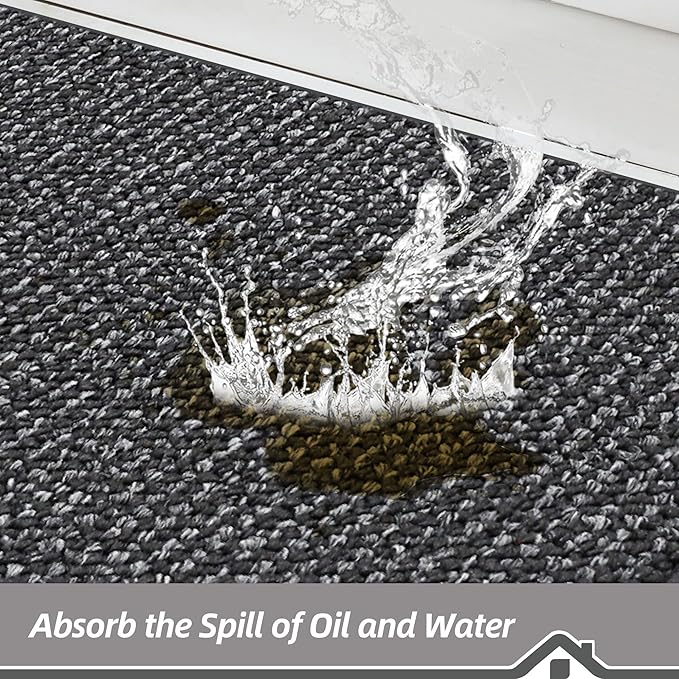 BEQHAUSE Kitchen Rugs 20"x32", Non-Slip Kitchen Mats - Image 3