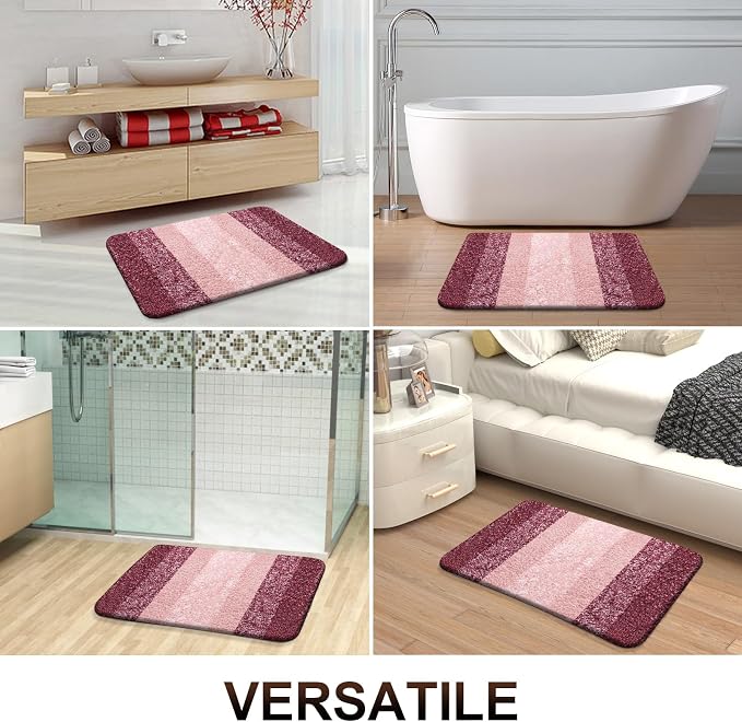 OLANLY Bathroom Rugs Mat 34x21, Extra Soft Absorbent Microfiber Bath Rugs - Image 7