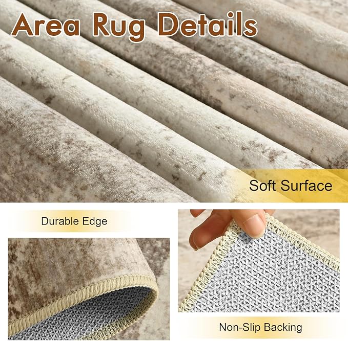 6x9 Ft Large Abstract Area Rugs - Image 5