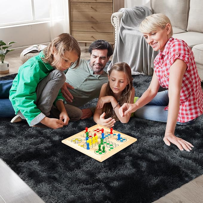 Shag Area Rugs for Bedroom Living Room, 5X8 Ultra Soft Fluffy Area Rugs for Dorm - Image 2