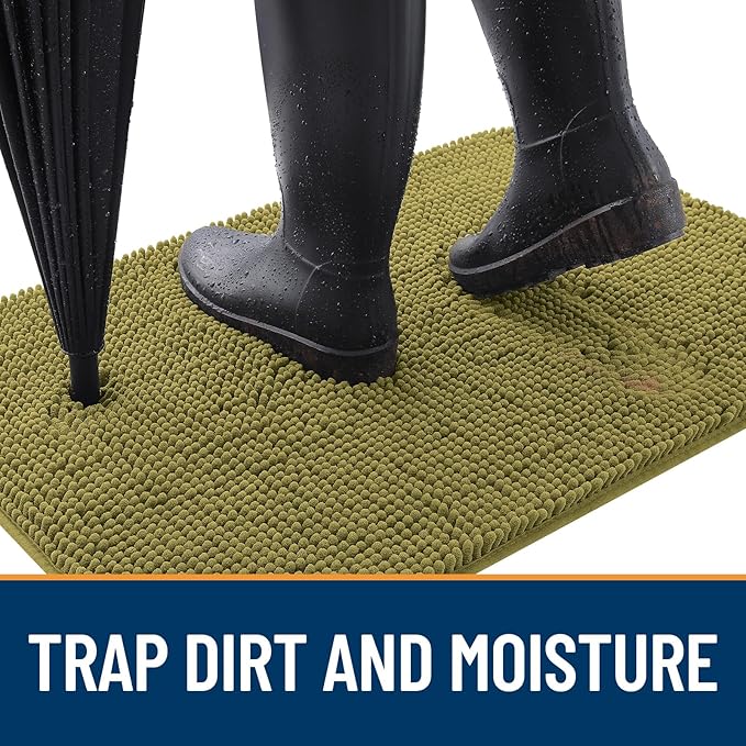 OLANLY Dog Door Mat for Muddy Paws 44x32, Absorbs Moisture and Dirt, Absorbent - Image 2