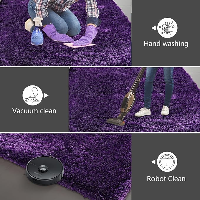 10X14 Large Area Rugs for Living Room Bedroom, Big Shag Rug for Bedroom Dorm - Image 7