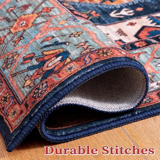 SERISSA Washable Rug 5x7 Boho Area Rugs, Washable Large Rugs - Image 8