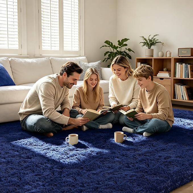 Shag Area Rugs for Bedroom Living Room, Ultra Soft Fluffy Area Rugs for Dorm - Image 2