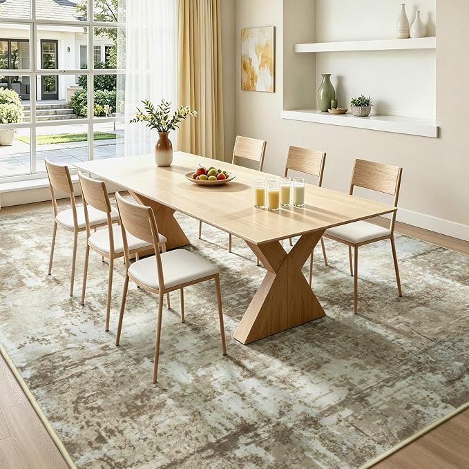 8x10 Area Rugs for Living Room, Washable Large Rug - Image 3