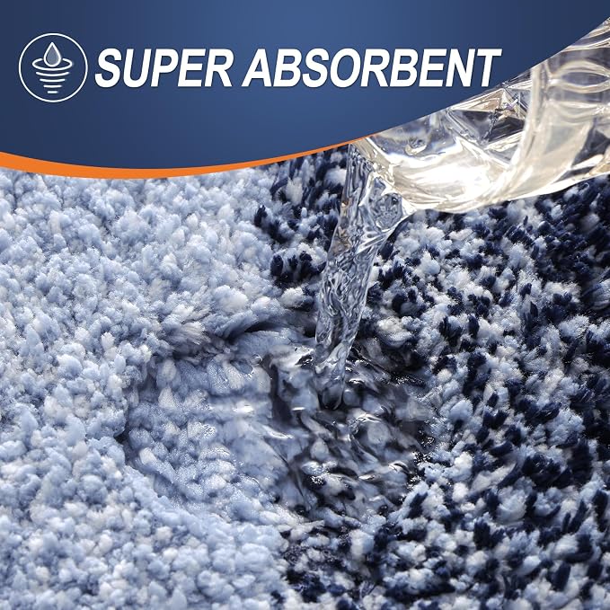 OLANLY Large Bathroom Rugs Mat 40x24, Extra Soft Absorbent Microfiber Bath Rugs - Image 4