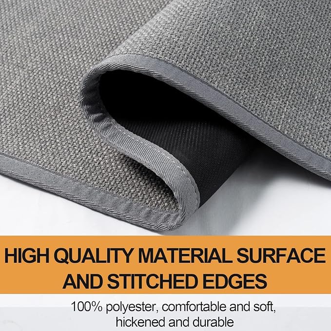 SUMLANS Kitchen Mat Set of 2 PCS, Cushioned Non Slip Rugs - Image 3