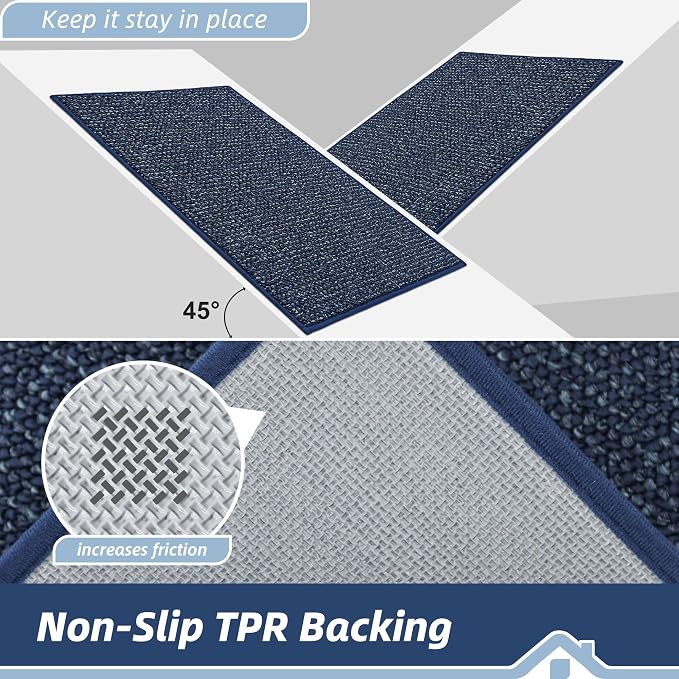 BEQHAUSE Kitchen Rugs 20"x32", Non-Slip Kitchen Mats - Image 4