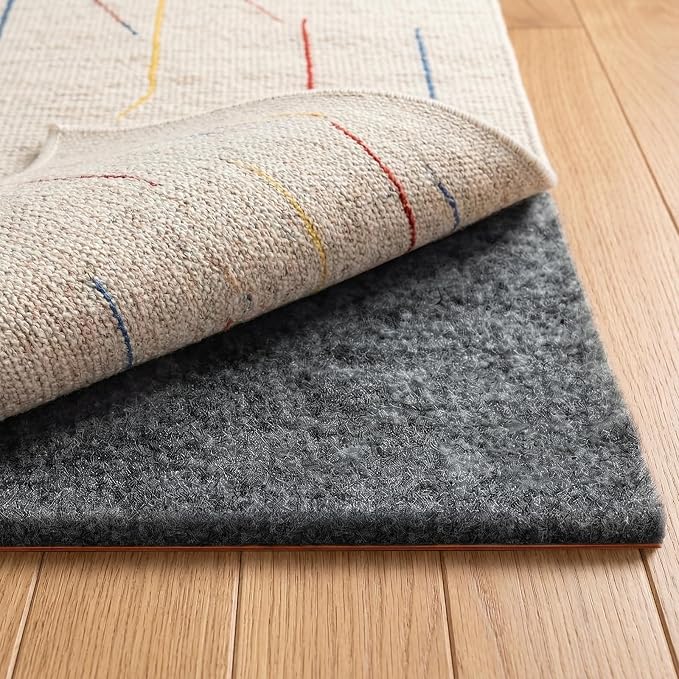 Rug Pad 5 x 7 Ft Non-Slip, Felt and Natural Rubber Backing, 1/4" Thick - Image 8