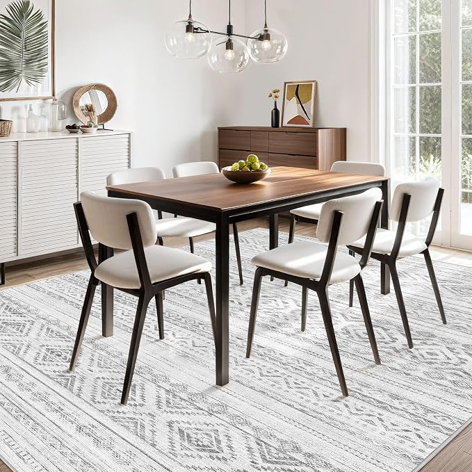 cotiled 5x7 Area Rugs Living Room Rug: Washable Boho Rugs - Image 5