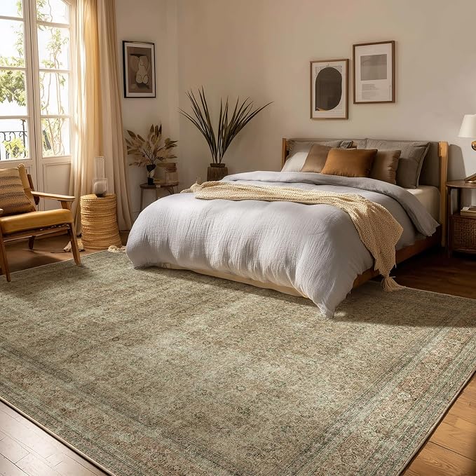 palohom 10x14 Area Rug Washable Rugs: Large Living Room Rug Stain Resistant Non - Image 4