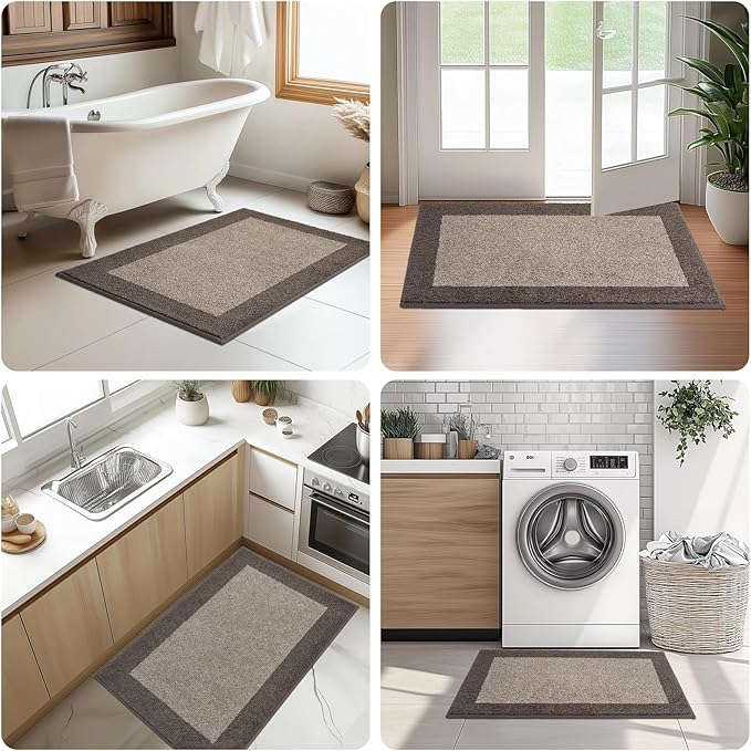 Machine Washable Kitchen Rug 24" x 96", Non Slip Kitchen Mat - Image 6