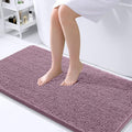 OLANLY Bathroom Runner Rugs 44x24, Soft Absorbent Chenille Bath Rugs, Rubber by OLANLY