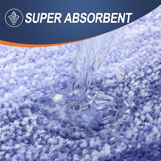 OLANLY Large Bathroom Rugs Mat 40x24, Extra Soft Absorbent Microfiber Bath Rugs - Image 4