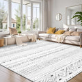 cotiled 9x12 Area Rugs Living Room Rug: Washable Boho Rugs by COTILED