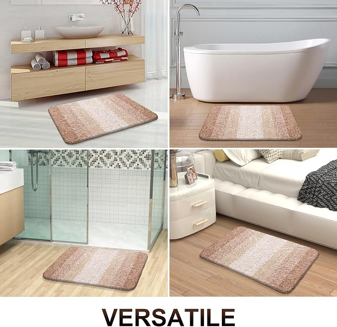 OLANLY Bathroom Runner Rugs Mat 47x17, Extra Soft Absorbent Microfiber Bath Rugs - Image 6