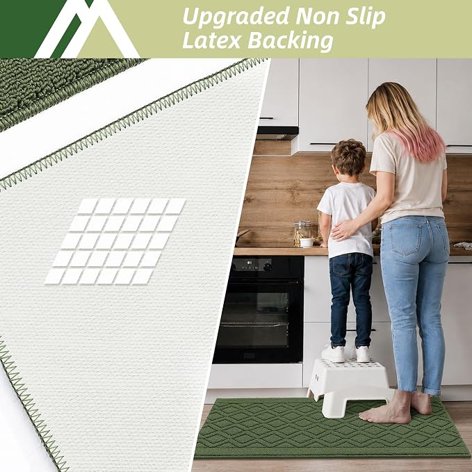 COSY HOMEER-Kitchen-Rugs-and-Mats 20"x30" Non Slip Kitchen Mats - Image 4