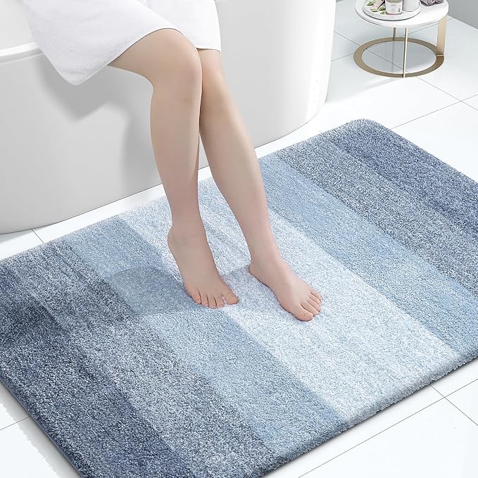 OLANLY Large Bathroom Rugs Mat 47x32, Extra Soft Absorbent Microfiber Bath Rugs by OLANLY