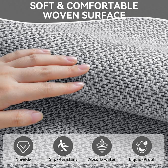 Kitchen Rugs Set of 2, Soft Kitchen Mats - Image 3