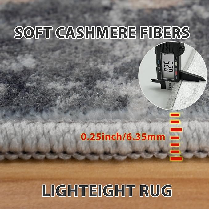 Runner Rug for Hallways Kitchen 2'6"x8' Washable Non Slip: Carpet Non Skid 8ft - Image 6
