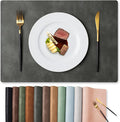 MOSAYT Vinyl Placemats Set of 6-12 X 17 Inch by MOSAYT