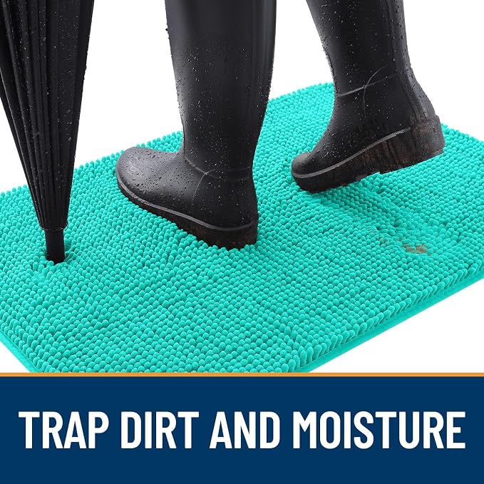 OLANLY Dog Door Mat for Muddy Paws 70x32, Absorbs Moisture and Dirt, Absorbent - Image 2