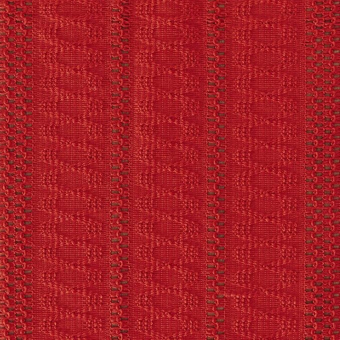 Macrame Style Boho Table Runner, 12x72 Inch Red | Woven Boho Table Runner - Image 6